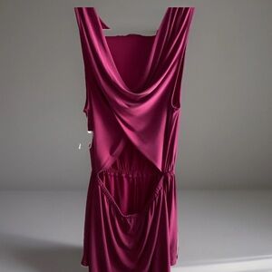 SILENCE‎ + NOISE Anthropologie Women's Romper Shorts  Size Small Raspberry NWT